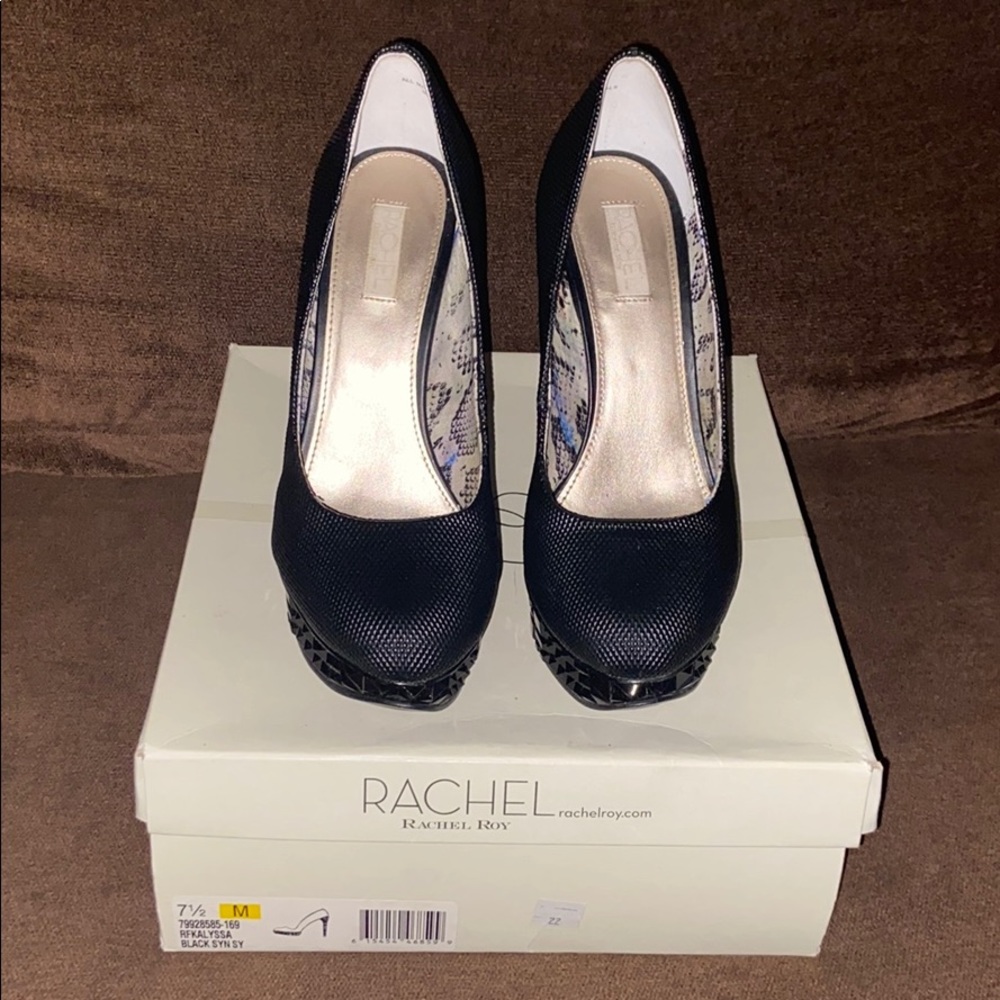 Rachel Roy Black Platform Pump